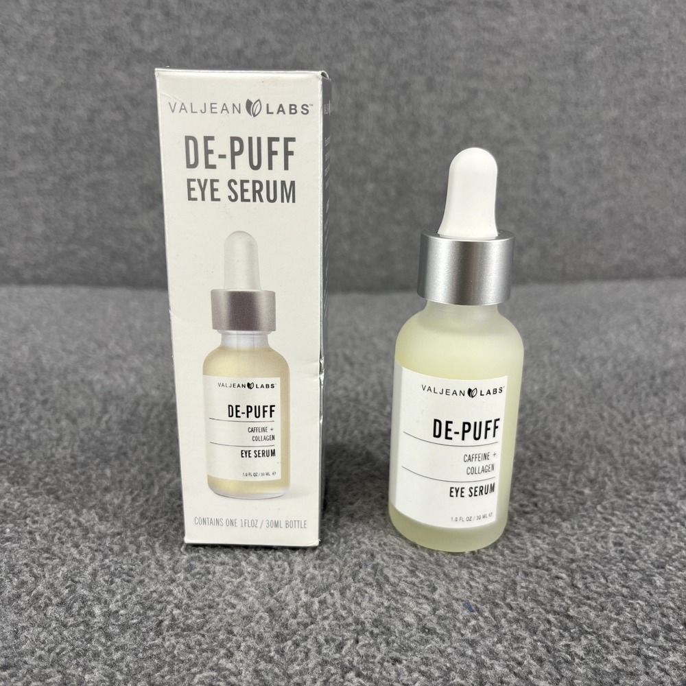 Valjean Labs DePuff Caffeine & Collagen Eye Serum 1 oz Val Jean‎ Depuffing 1 oz